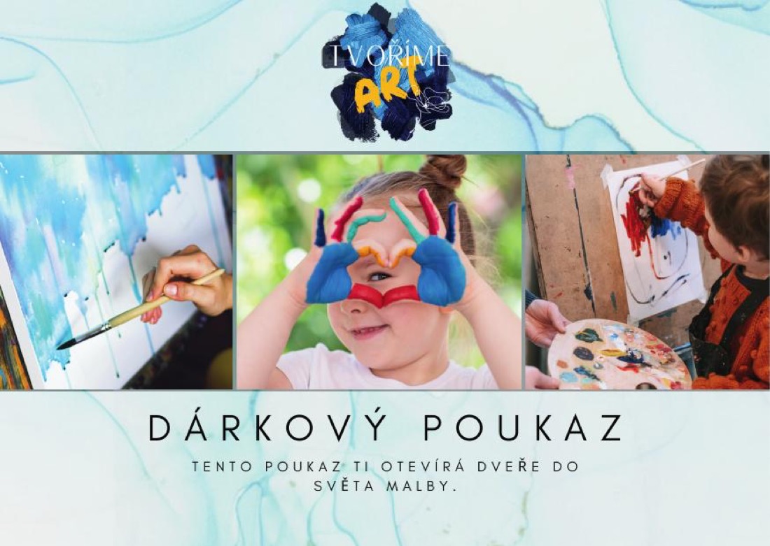 Dárkový poukaz — Malování pro děti od 8 let